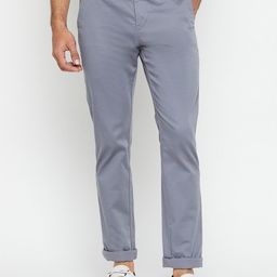 Cantabil Men Comfort Regular Fit Cotton Trousers-image-96