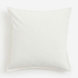H&M White Linen-Blend Cushion Cover-7