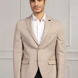 Blackberrys Checked Slim Fit Single-Breasted Blazer-picture-47
