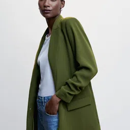 MANGO Oversized Sustainable Single-Breasted Blazer-image-80
