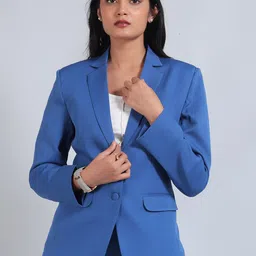 Talethread Single Breasted Blazer-image-63