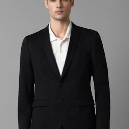 Louis Philippe Sport Notched Lapel Long Sleeves Slim-Fit Single Breasted Blazer-image-51