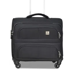 SWISS MILITARY Set Of 2 Textured Soft-Sided Small Trolley Overnighter & Laptop Backpack image 2