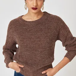 The Label Life Women Brown Pullover-image-88