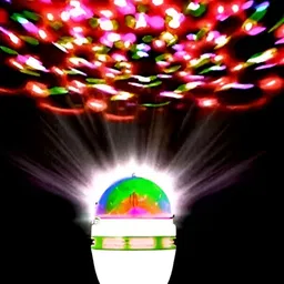SPARK WORLD White & Red Disco Bulb String Light image 2