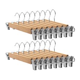 Kuber Industries Brown 16 Pieces Open Ended Hanger image 3