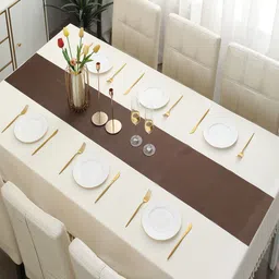 HOKIPO Brown Table Runner image 2