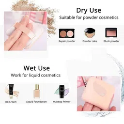 FEELHIGH Set Of 2 Square Beauty Blender Puff With Case image 4