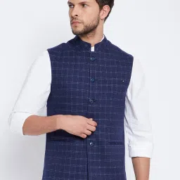 Checkered Men Waistcoat-image-22