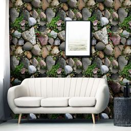 Asian royal Green & Brown 3D Textured Self Adhesive Wall Sticker-picture-27