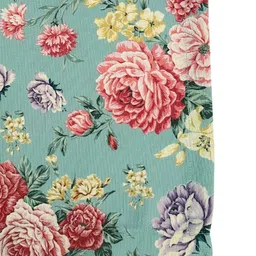 SWAYAM Green & Red Printed 4-Seater Table Cover image 2
