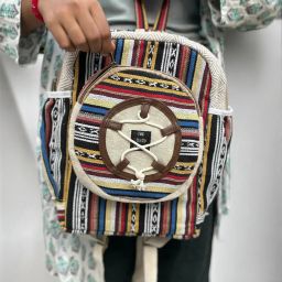 Small 11 L Laptop Backpack Small 5 L Backpack New Pure Hemp Laptop Bag Backpack/Traveler Bag-image-68