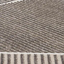 OBSESSIONS Beige & Grey Geometric Printed Anti Static Floor Runner image 2