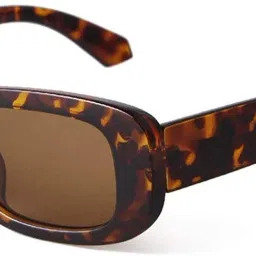 UV Protection Rectangular Sunglasses (Free Size)-image-1