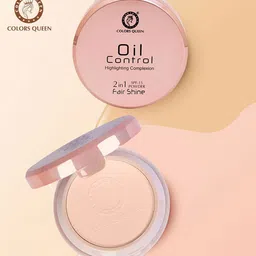 Colors Queen Oil Control Highlighting Complexion 2-In-1 Compact with SPF15 - Beige 01 image 3
