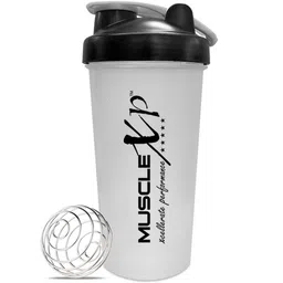 MUSCLEXP White BPA-Free Gym Shaker 600ml-50