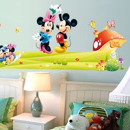 Asian royal Green & Red 3D Printed Self Adhesive Wall Sticker-image-91