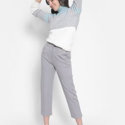 Crimsoune Club Colourblocked Turtle Neck Ribbed Pullover Sweater-image-25
