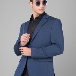 Crimsoune Club Slim-Fit Single-Breasted Blazer-image-82