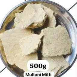 100% Natural Multani Mitti Stone Use For Eating (500g) Natural Herbal Multani Mitti Stone Stone-24