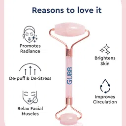 GUBB Rose Quartz Jade Facial Roller image 3