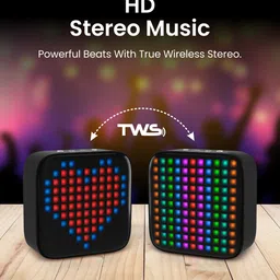Portronics Black Pixel 8W Portable Bluetooth Speaker image 4
