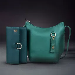 Baggit PU Shoulder Bag With Wallet-49
