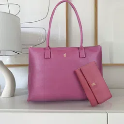 Baggit PU Structured Shoulder Bag With Wallet-3