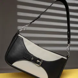 Mast & Harbour Women Colourblocked Structured Shoulder Bag-image-56