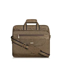LOREM Men Khaki Textured Messenger Bag-image-91