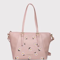 Caprese Floral Structured Shoulder Bag-image-16