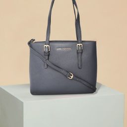 Lino Perros Navy Blue Solid Shoulder Bag-picture-47