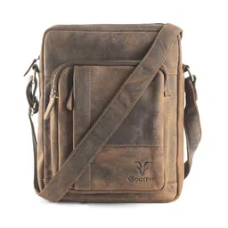 Goatter Men Coffee Brown Messenger Bag-29