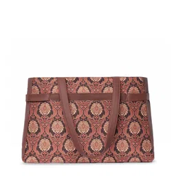 ZOUK Women Ethnic Motifs Printed Jute Shoulder Bag image 2