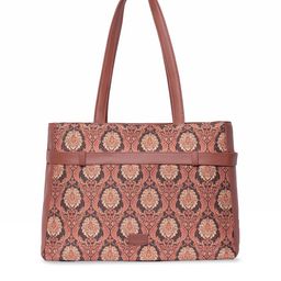 ZOUK Women Ethnic Motifs Printed Jute Shoulder Bag image 3
