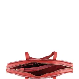 Hidesign Textured Oversized Leather Structured Shoulder Bag image 4