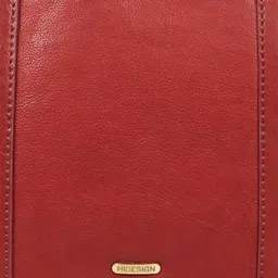Hidesign Textured Oversized Leather Structured Shoulder Bag image 5