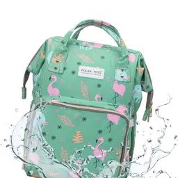 Polka Tots Kids Conversational Printed Premium Lightweight Diaper Bag-11