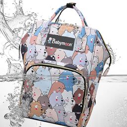 Babymoon Kids Printed Diaper Lightweight Backpack-58
