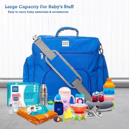 MeeMee Multi-Function Lightweight Fabric Diaper Bag image 4