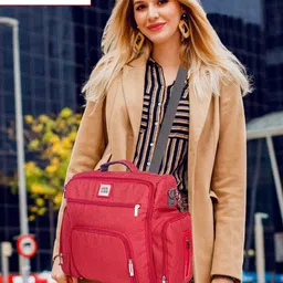 MeeMee Multi-Function Lightweight Fabric Diaper Backpack image 2