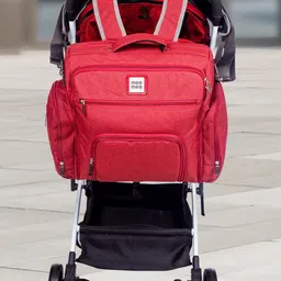 MeeMee Multi-Function Lightweight Fabric Diaper Backpack image 5