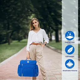 MeeMee Multi-Function Lightweight Fabric Diaper Bag image 3