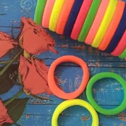 DN Creation Set Of 30 Assorted Stretchable Scrunchy Ponytail Holders-23
