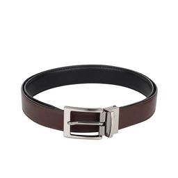 Kastner Men Brown Textured Formal Belt-image-72