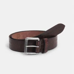 Jack & Jones Men Textured Leather Belt-picture-21