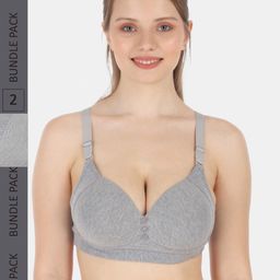 Tweens Pack Of 2 Lightly Padded Full Coverage All Day Comfort Cotton Minimizer Bra-7