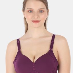 Tweens Lightly Padded Full Coverage All Day Comfort Cotton Seamless Minimizer Bra-image-20