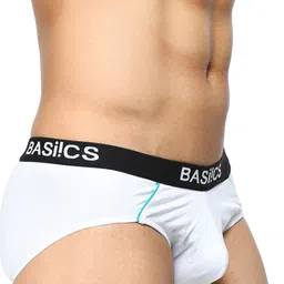BASIICS by La Intimo Men Cotton Inner Elastic Basic Briefs image 4