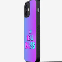macmerise Unisex Typography Printed Boss iPhone 12 Bumper Case-image-4